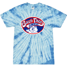 Load image into Gallery viewer, SILK SCREEN SPIDER BABY BLUE TIE DYE SHORT SLEEVE FULL PRINT