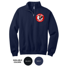 Load image into Gallery viewer, EMBROIDERY QUARTER ZIP POCKET PRINT