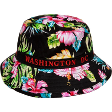 Load image into Gallery viewer, Floral Bucket Hat Washington DC, Pink, Blue or Black