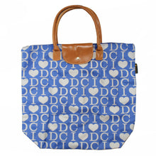Load image into Gallery viewer, I Love DC Foldable Tote Bag, 18&quot; X 17&quot;, or 8.5&quot; X 5.75&quot; When Folded