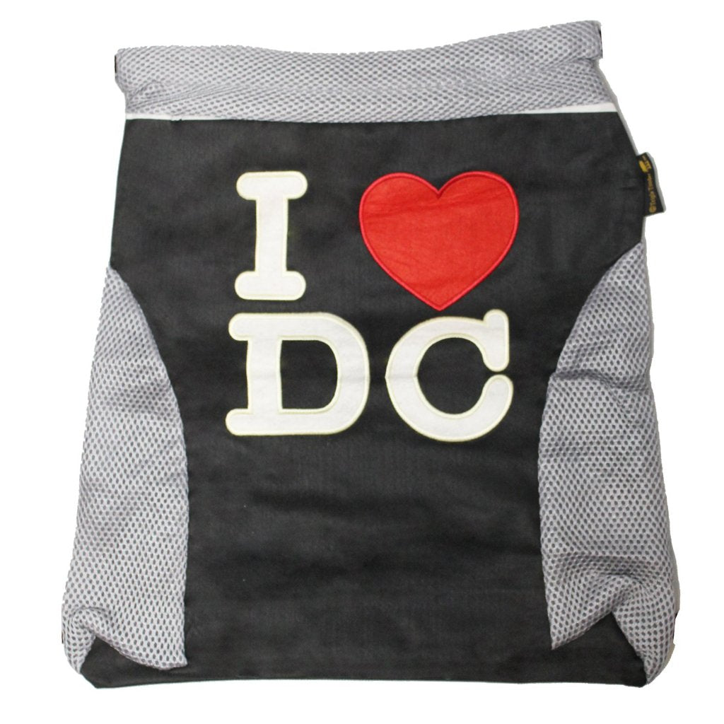 I Heart DC Drawstring Backpack, 17.75